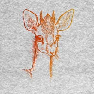 Dik-Dik  Red/Gold T-Shirt